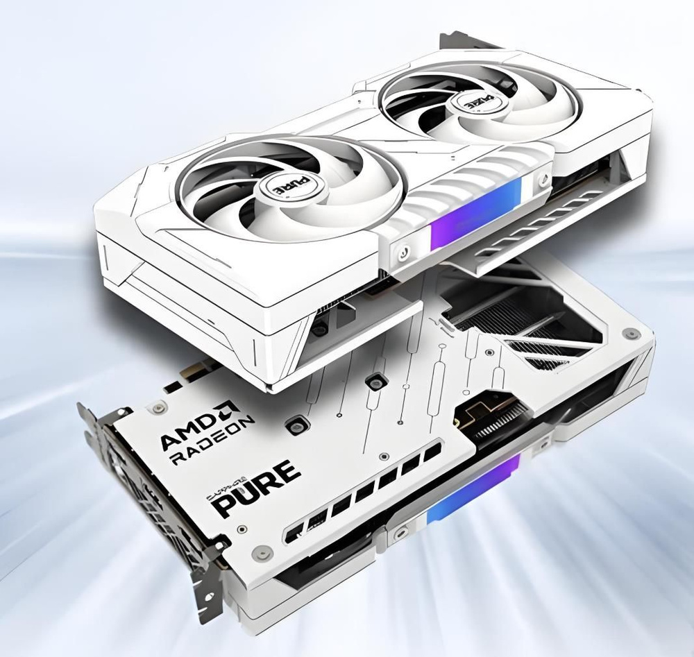 Видеокарта Sapphire Radeon RX 9060 XT, 8 ГБ PCI-E 5.0 HDMI