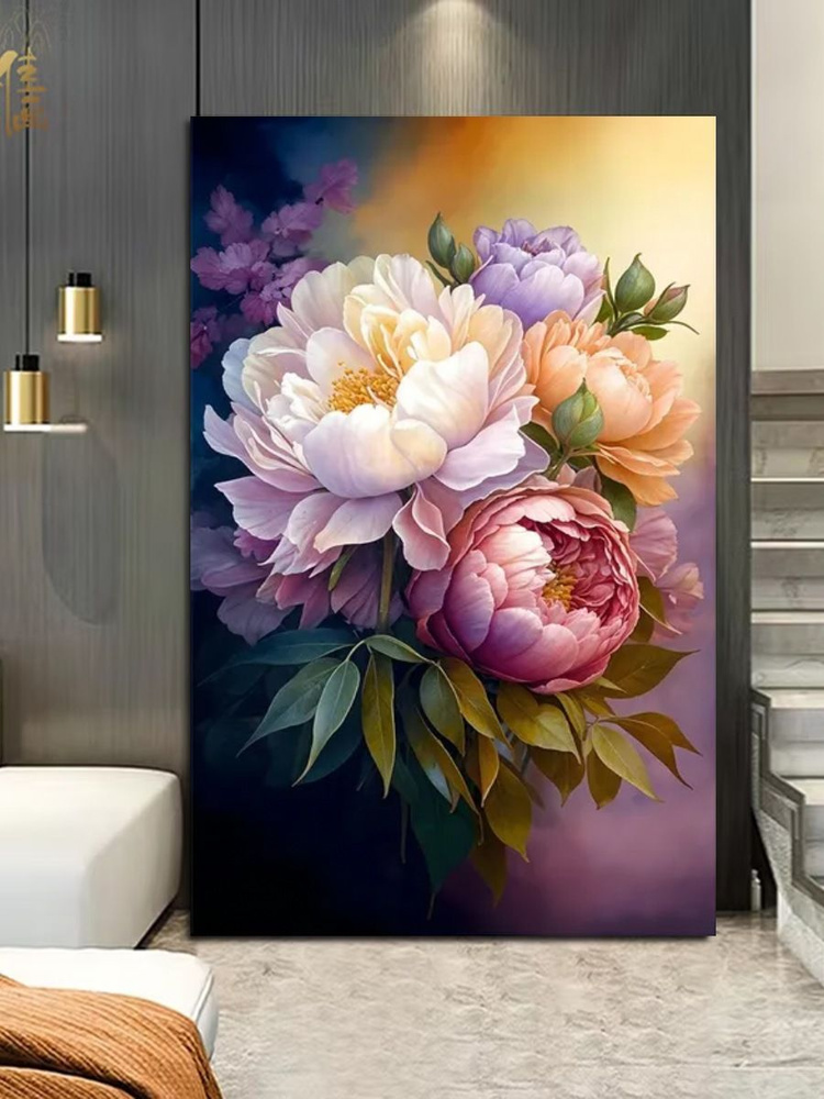 Картина "Печать струй" 50x80 см #1