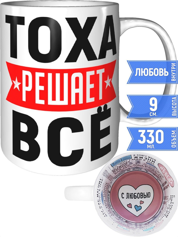 Кружка Тоха решает всё - с любовью внутри #1
