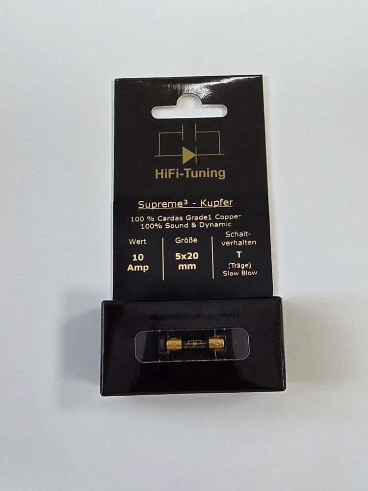 Hi Fi Tuning Supreme3 Copper 5x20 мм предохранитель медленный 10a 