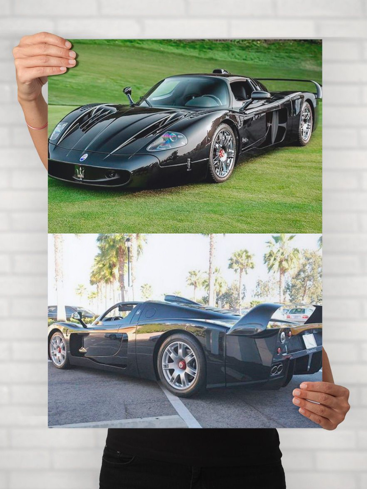 Плакат на стену для интерьера Легенды Авто (Мазерати MC12 - Maserati MC12) - Постер по машине формата #1