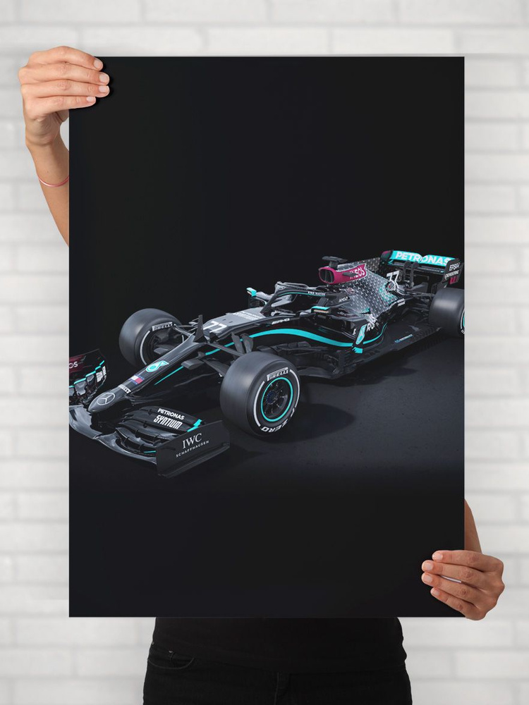 Плакат на стену для интерьера Легенды Авто (Мерседес Бенц Формула 1 - Mercedes Benz Formula One Car) #1