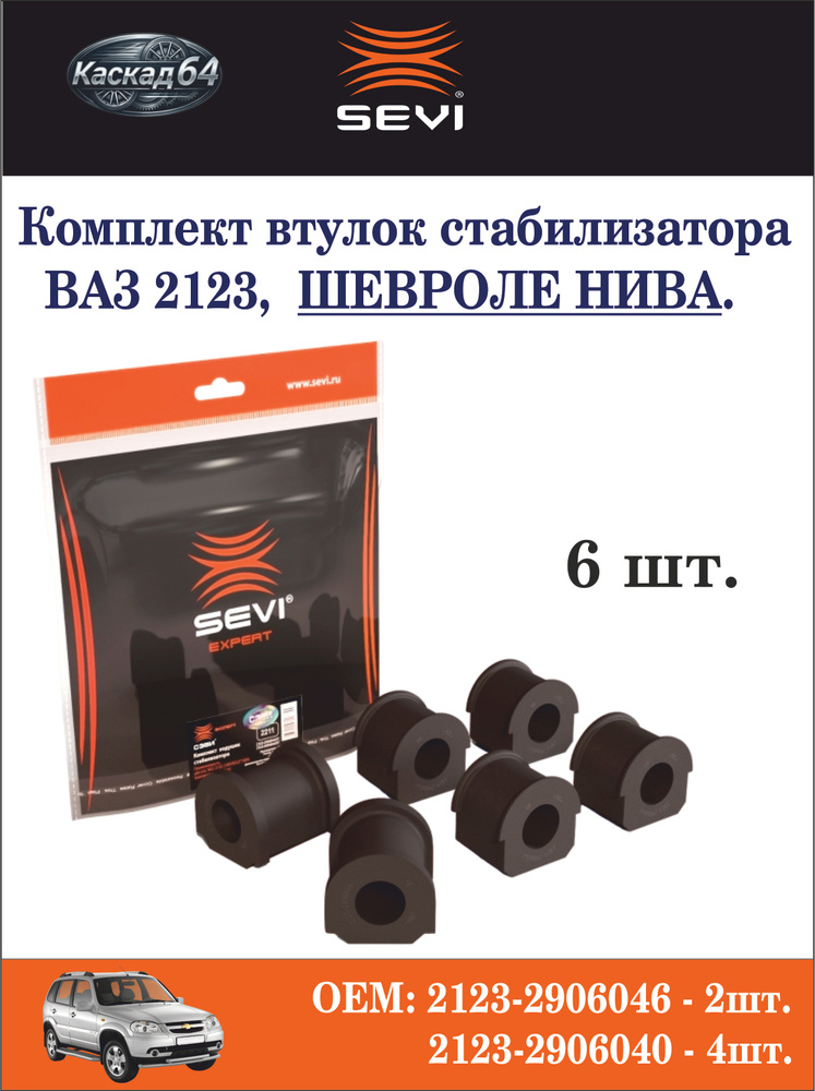 Втулка стабилизатора 2123 (бол) (полиуретан) (ПТП)