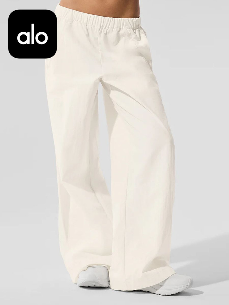 Брюки Alo Yoga High-Waist Origin Wide Leg Track Pant #1