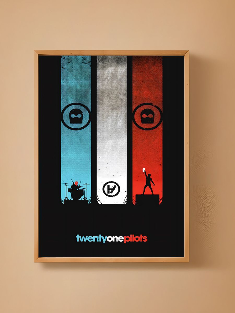 Постер, плакат на стену Twenty One Pilots 29х42 см (A3) #1