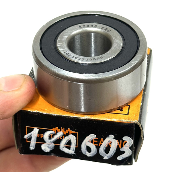 Подшипник 180603 (62303-2RS) +180502 (62202 2RS) генератора (к-т 2шт.) "B-RING HÄRDIG"