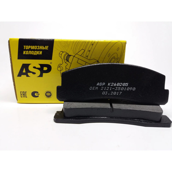 Колодка тормозная 2121-21214,2123 пер к-т 4шт (ASP)