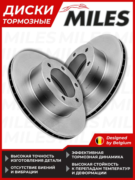 MILES Диск тормозной передний