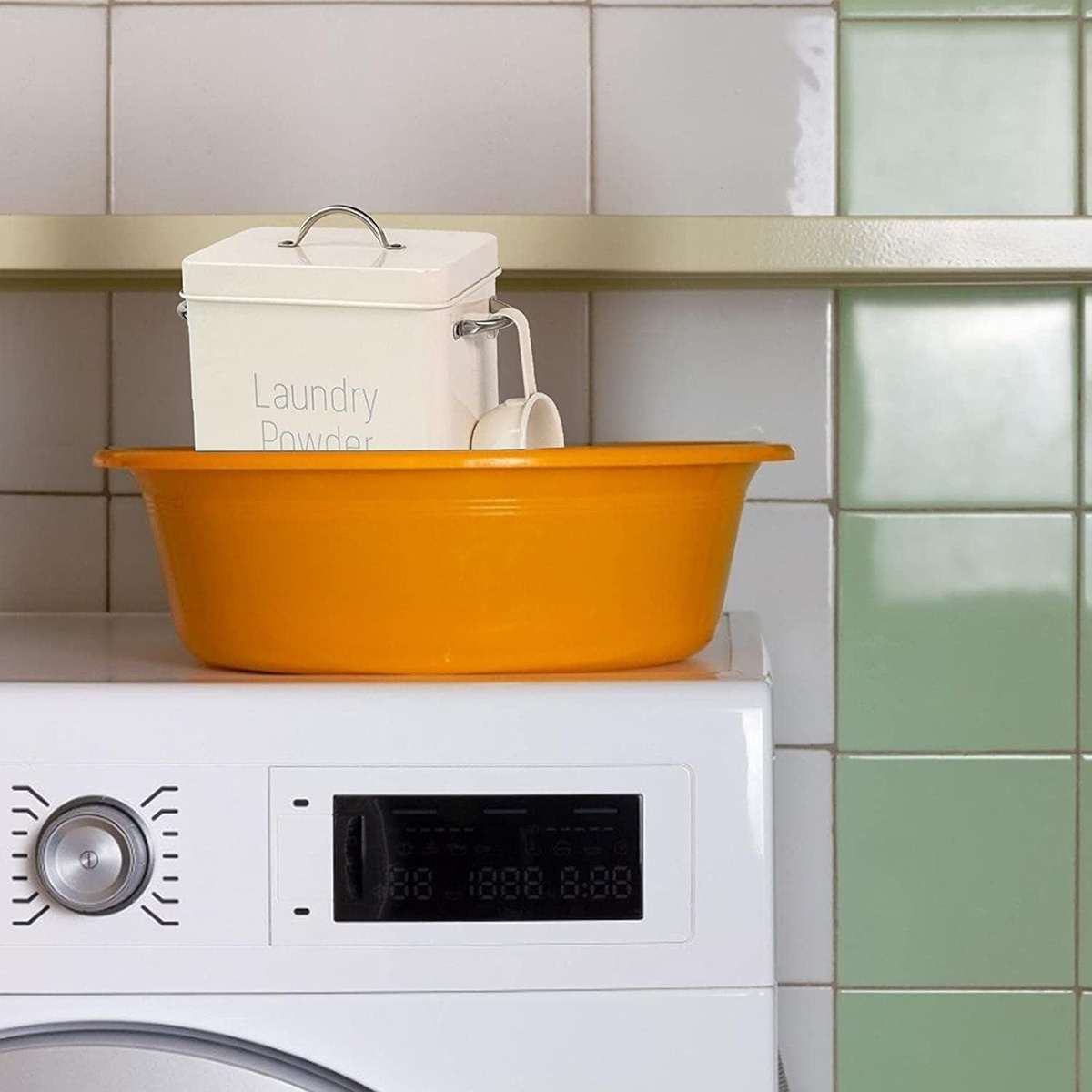 Контейнер для стирального порошка, Металл купить c доставкой на OZON по ...