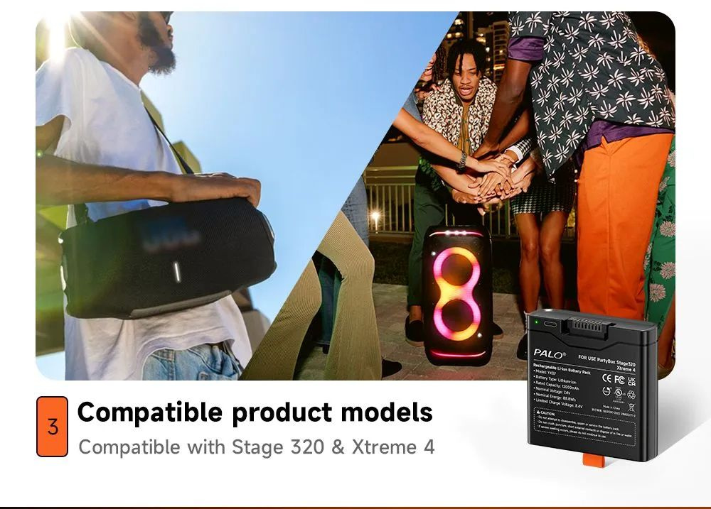 JBL BATTERY 400 FOR STAGE 320 & XTREME 4 - View #2