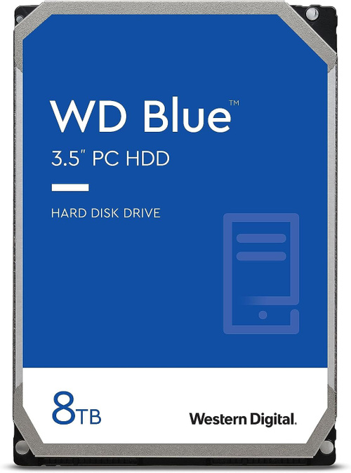 Жесткий диск WD Blue WD80EAAZ 8TB, SATA III, 3.5