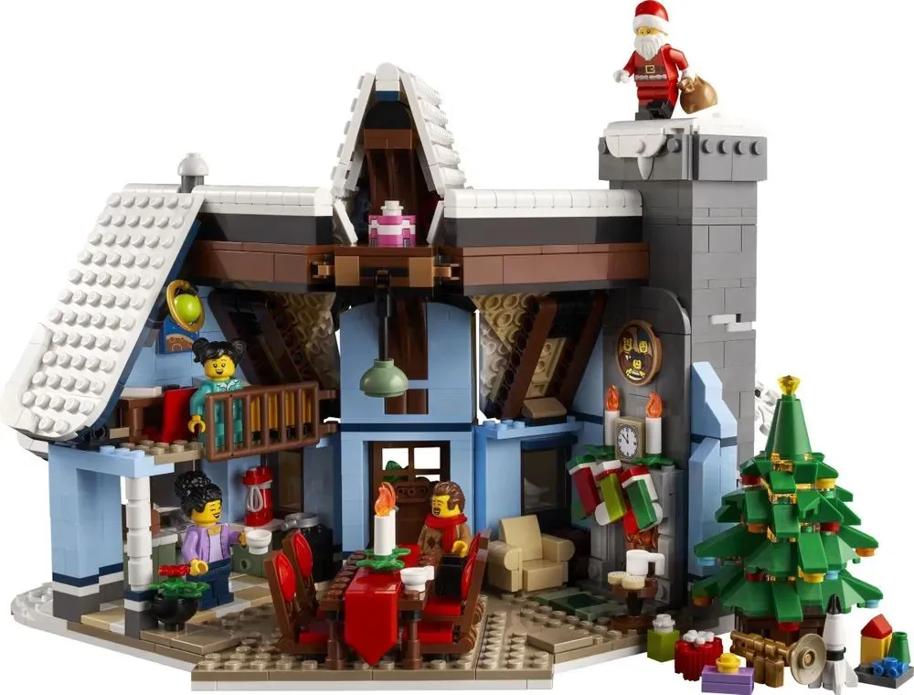 совместимость Конструктор LEGO Коллекционные наборы 10293 В ожидании Санты, вариант, фото 3