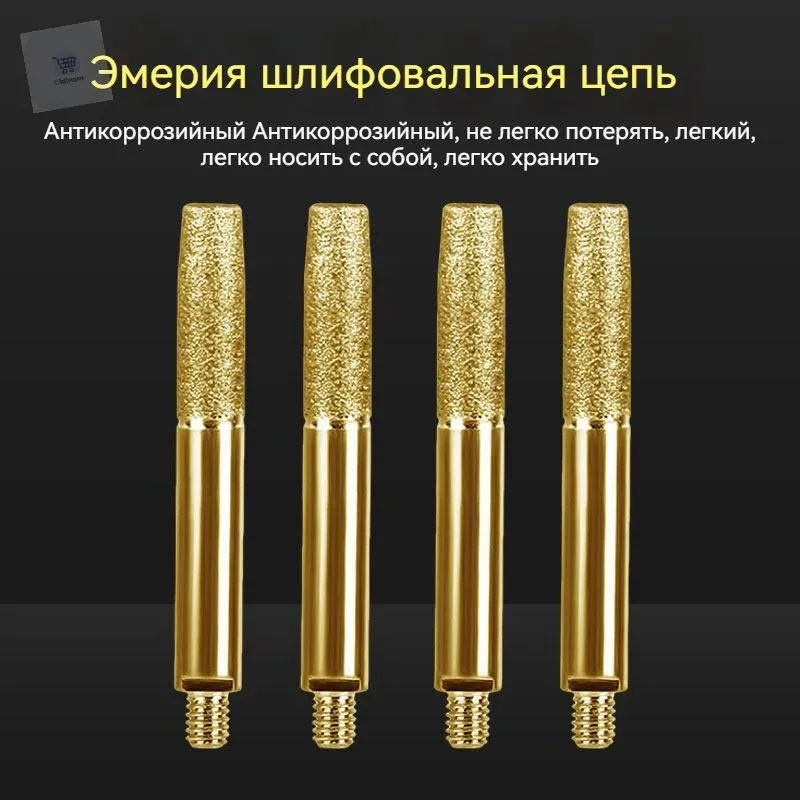 Камень для заточки цепной пилы Точильный камень для бензопилы 3 шт. Алмазный точилка для цепной пилы высокой твердости - Напильник для заусенцев back