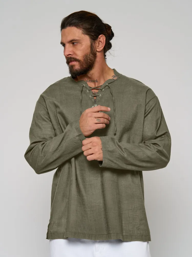 Рубашка из льна