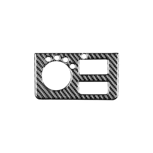 Углеродное Волокно Для X5 E53 LHD, Накладка На Панель Переключателя Фар Автомобиля