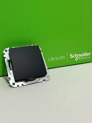 Переключатель 1-клавишный, схема 6 10АХ Schneider Electric Sedna Design, антрацит SDD114106