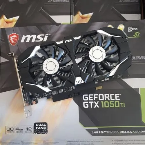 MSI Видеокарта GeForce GTX 1050 Ti MSI 4GB GDDR5 4 ГБ (1050ti MSI 4GB)