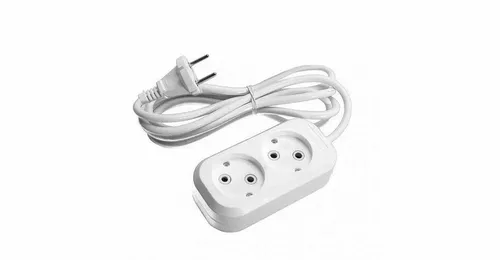 Удлинитель 2 гнезда 2200Вт 10А 3м б/з LEEK