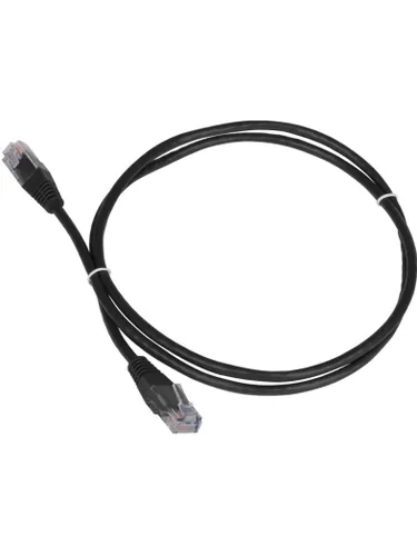 LANMASTER TWT-45-45-0.3-BK Патч-корд TWT UTP кат.5e, с заливными колпачками, 0.3 м, черный