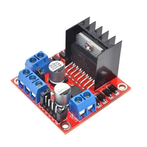 Драйвер двигателя L298N для двигателей постоянного тока и шаговых, модуль для умного автомобиляробот