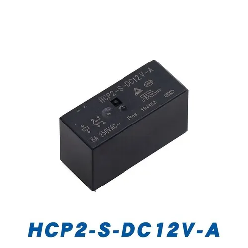 Реле HCP2-S-DC12V-A 6 выводов 8А Две группы нормально открытых контактов