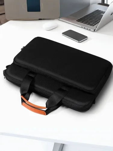 Сумка для ноутбука 17.3 дюймов,Чехол для макбука,Деловая папка-сумка для ноутбука с ручкой и ремнем