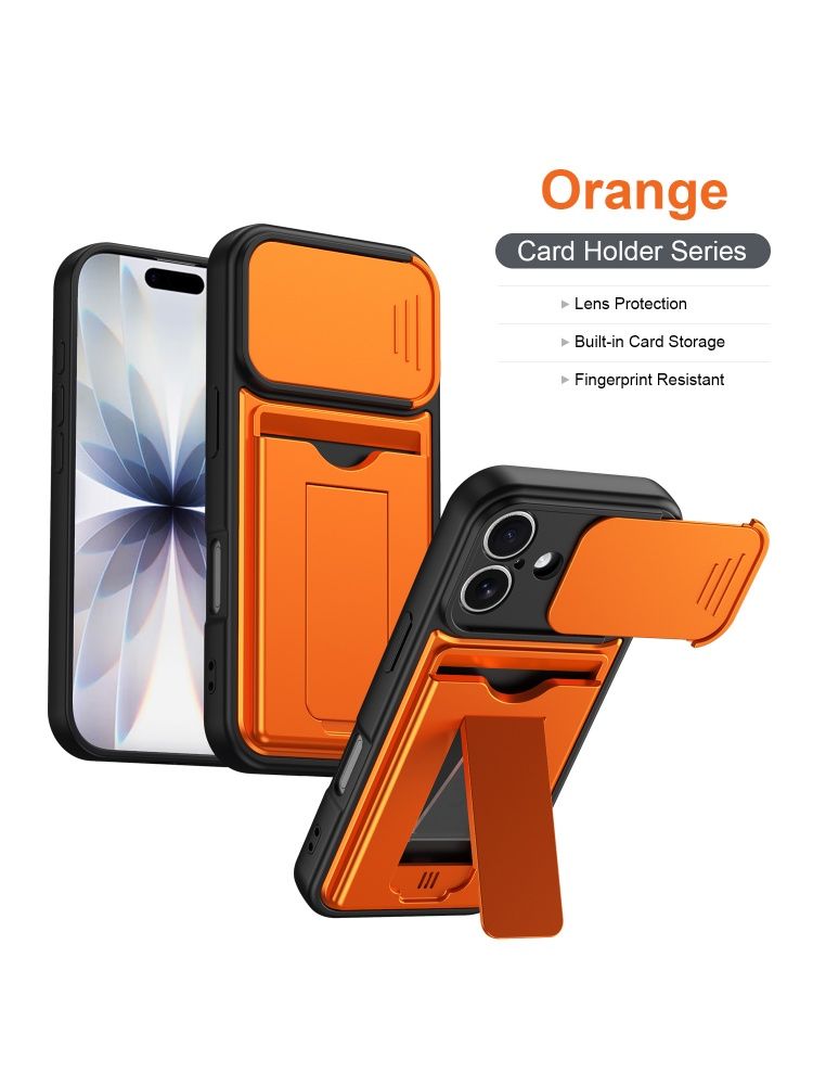 智能手机壳 用于 Apple iPhone 17, 热塑性聚氨酯, 橙色