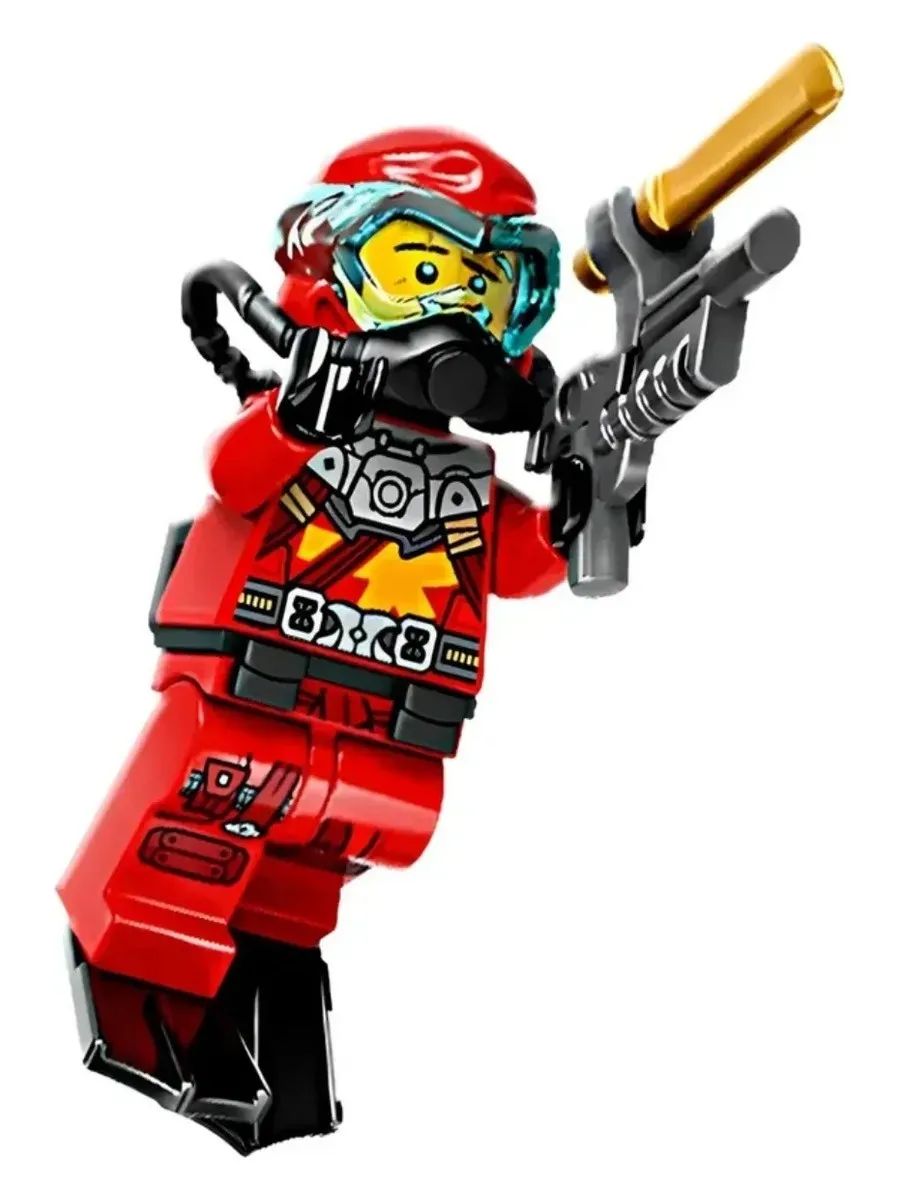 Фигурка Кай в водолазном костюме / Ниндзяго / Минифигурка Ninjago