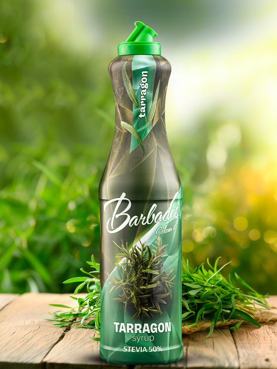 BARBADOSСиропТархун,эстрагон,натуральныйвкусдлякоктейлей,лимонадовивподарок