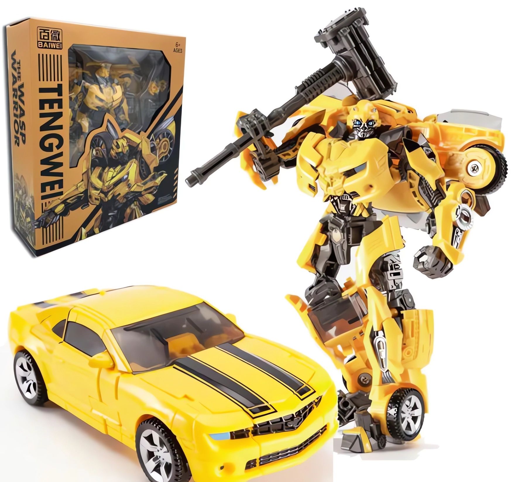 WORKER BEE & BUMBLEBEE セット Коллекционный трансформер с аксессуарами BAIWEI 