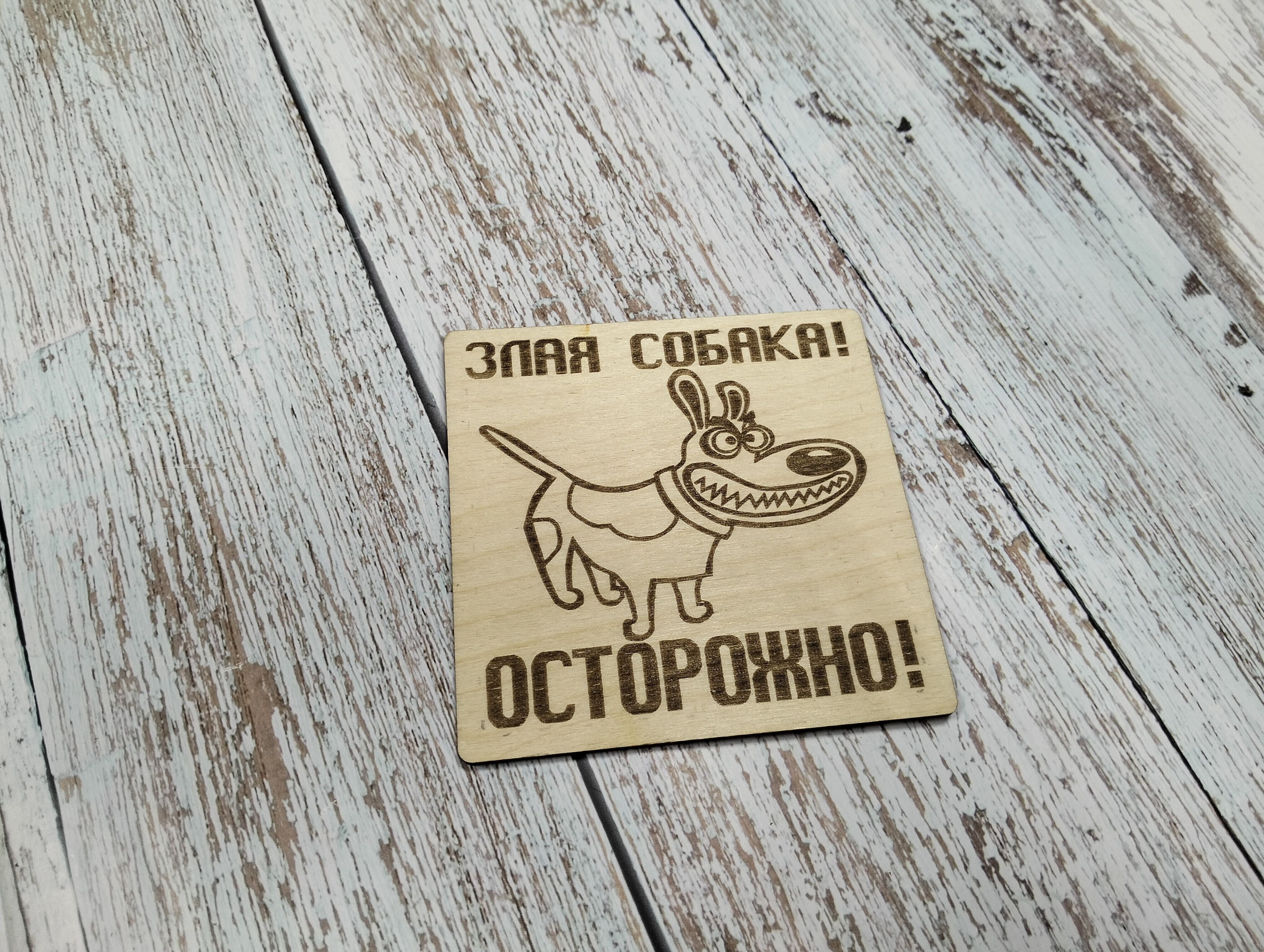 Смешная табличка с собакой 6