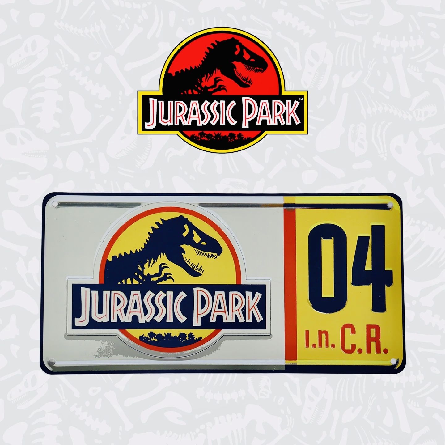 Jurassic Park / Парк Юрского периода Реплика номерного знака металлическая табличка