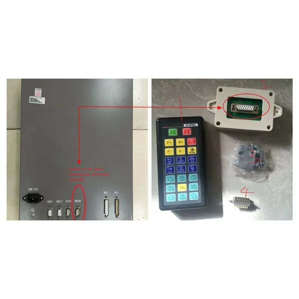 Dimac Rf06a SF-RF06A Плазменный беспроводной пульт дистанционного управления с ЧПУ ...