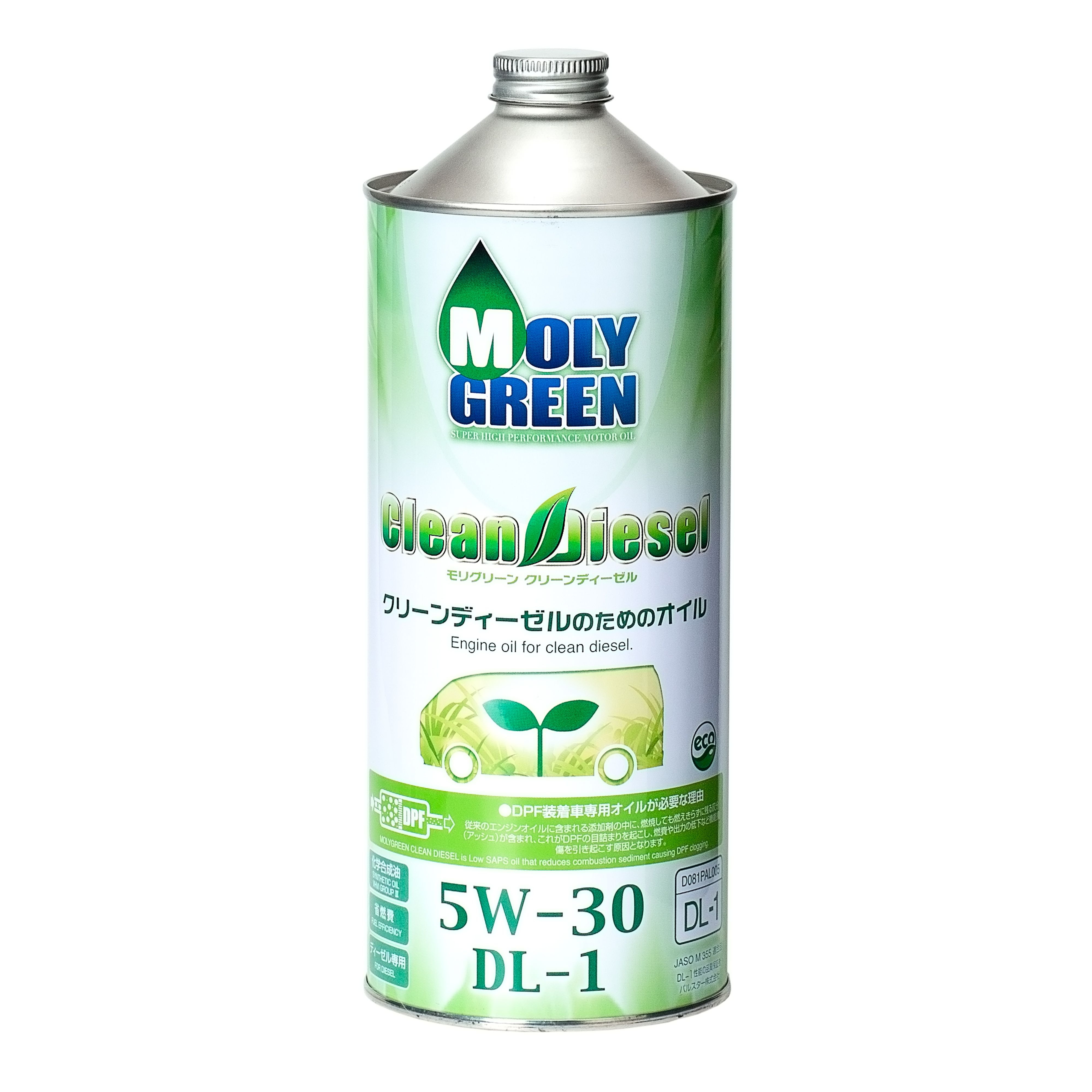 Масло моторное MolyGreen Моторное масло CLEAN DIESEL 5W-30 DL-1 5W