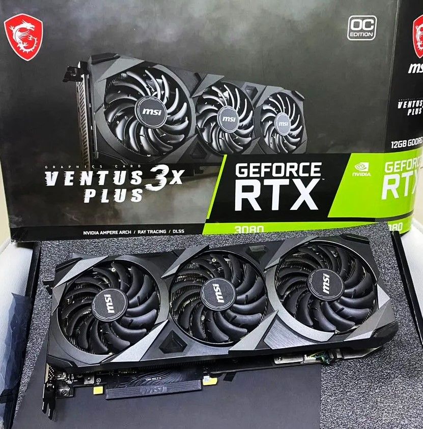 Видеокарта MSI GeForce RTX 3080, 10 ГБ GDDR6X PCI Express 4.0 HDMI
