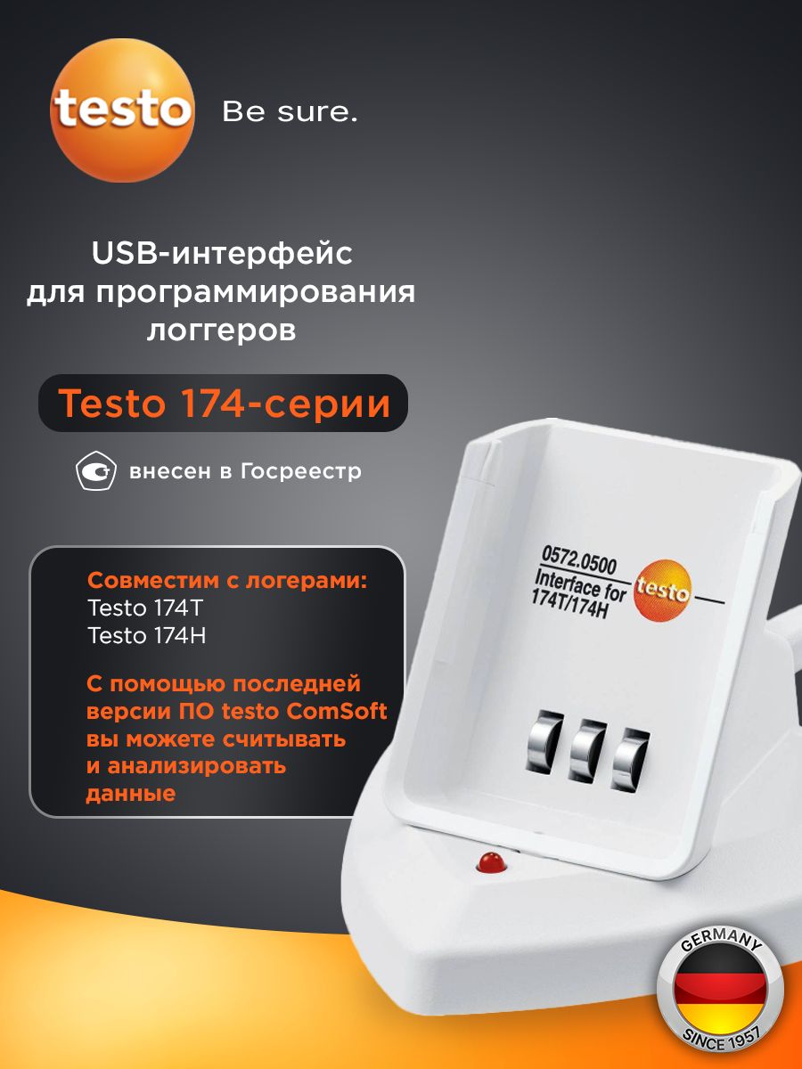 Testo Usb Interface USB-интерфейс для программирования логгеров Testo купить на OZON по ...