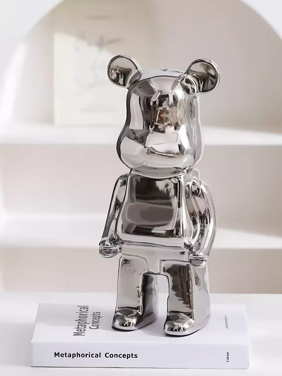 Статуэтка Микки Bearbrick Серый 27 Китай HY088-7-2