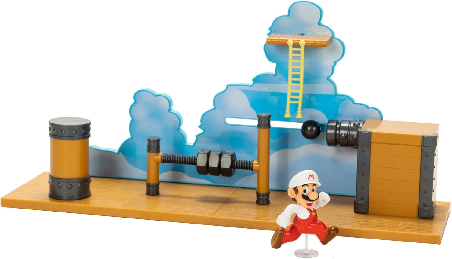 Nintendo / Нинтендо Игровой набор Супер Марио Летающий корабль Боузера с фигуркой Огненного Марио