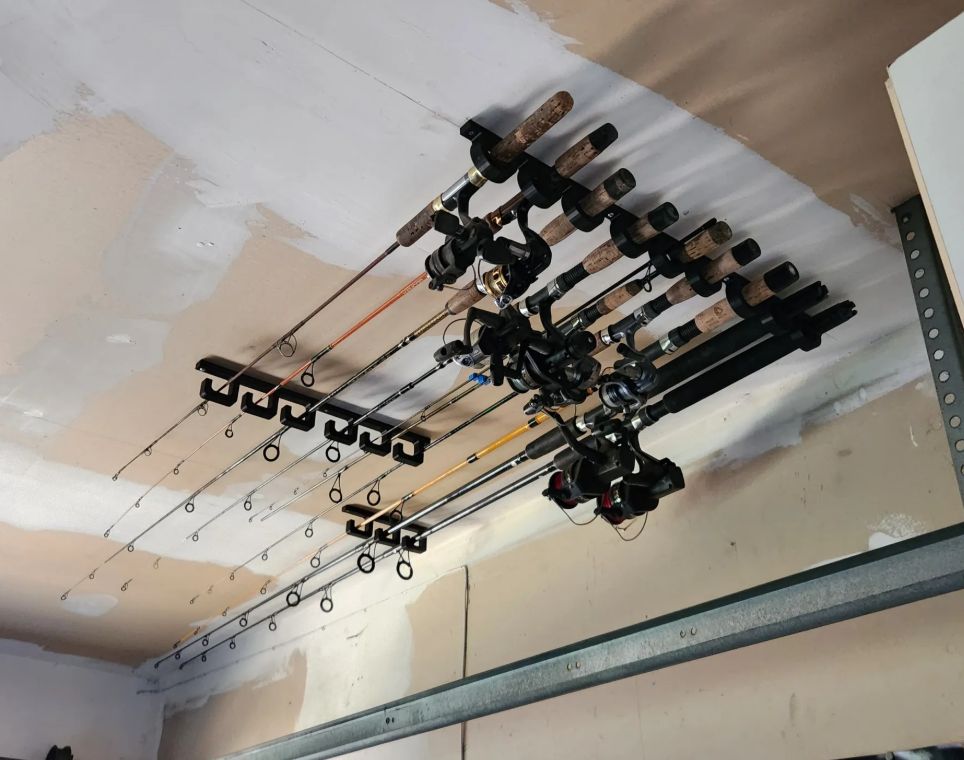 Держательудочекнастенуилипотолокна3удочки