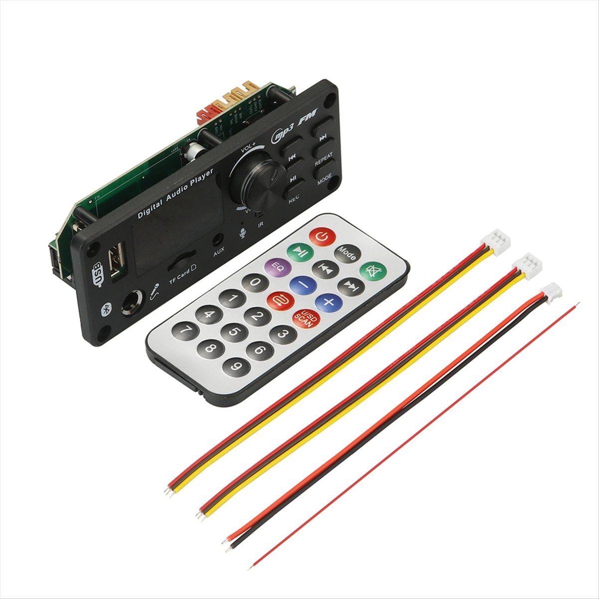 6ВтУсилительBluetooth5.0MP3/WAV/FLACДекодерПлатаDC12В