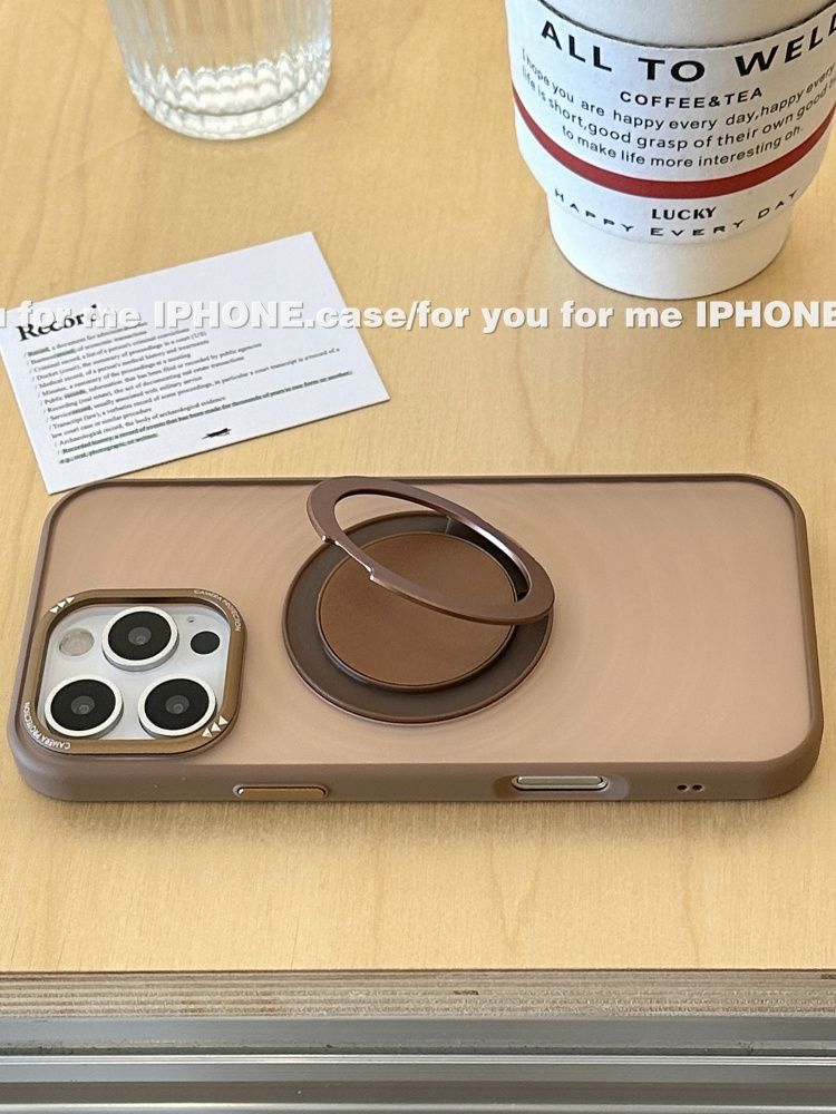 智能手机壳 用于 Apple iPhone 16 Pro Max, 热塑性聚氨酯, 棕色