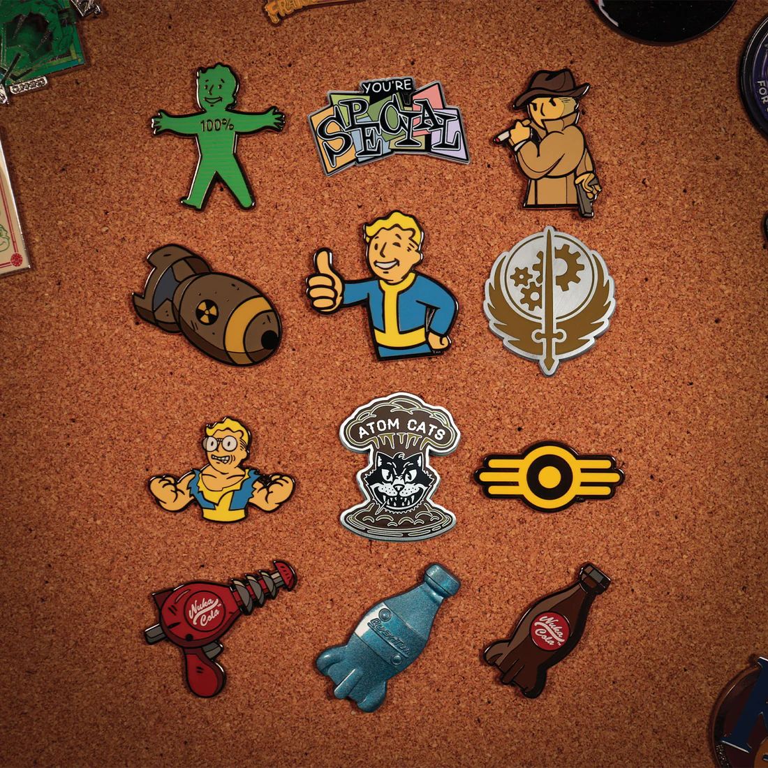 Fallout / Фоллаут (ОДИН НАУГАД) загадочные значки Mystery Pins. Том 2