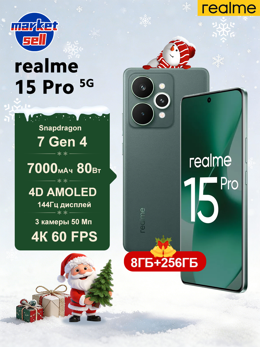 Real Me R15 Смартфон realme R15PRO 256 ГБ 8 ГБ Зеленый 6.8 OLED/AMOLED realme 15 ...