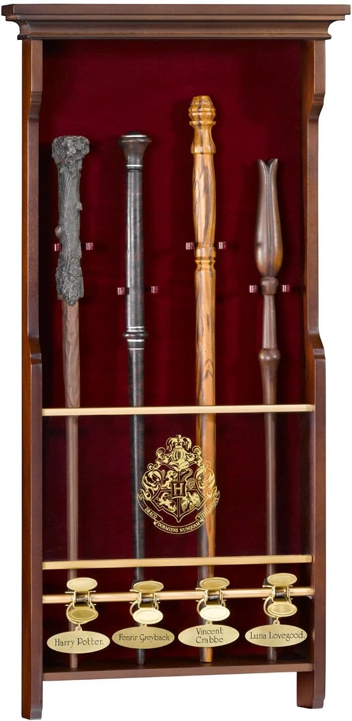 Настенный дисплей от The Noble Collection (на 4 волшебные палочки)(только дисплей)
