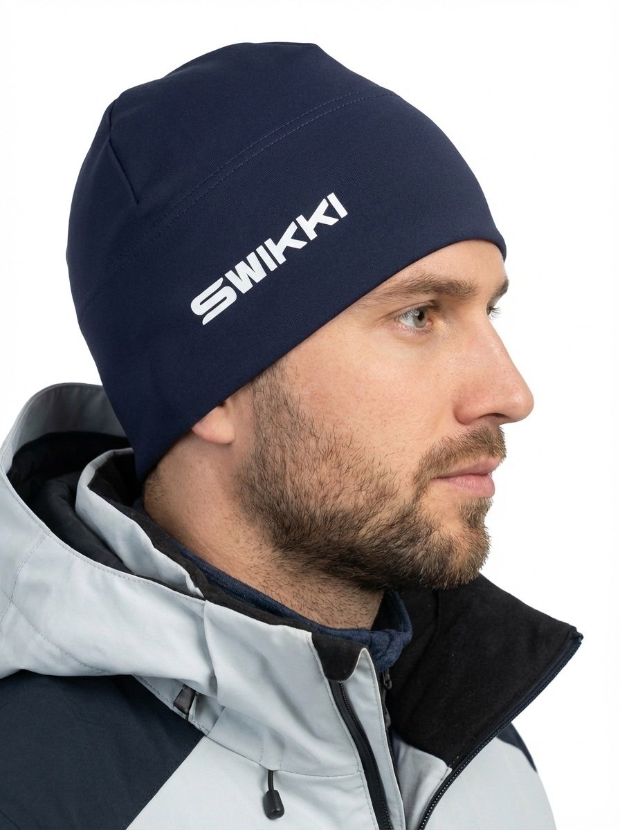 Шапка спортивная SWIKKI (синяя)