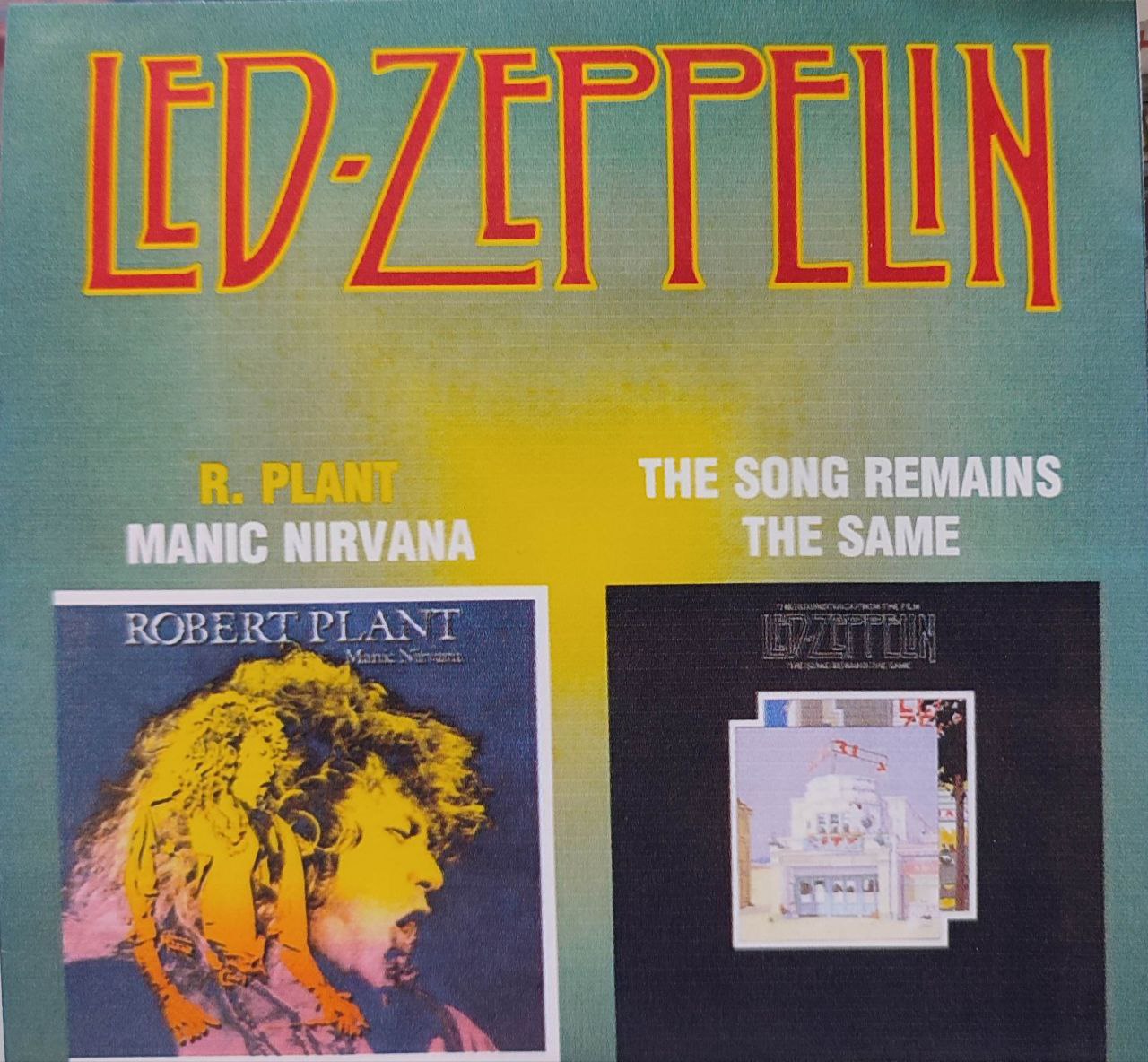 Zeppelin R Led Zeppelin. R. Plant - Manic Nirvana (1990) & Led Zeppelin. The Song ...