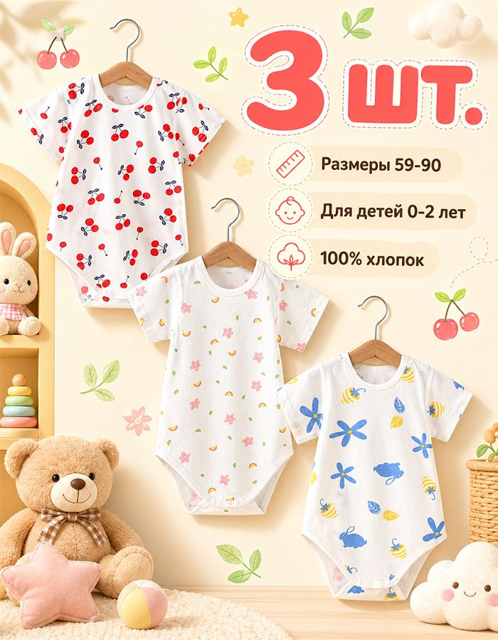 Боди, 3 шт #1
