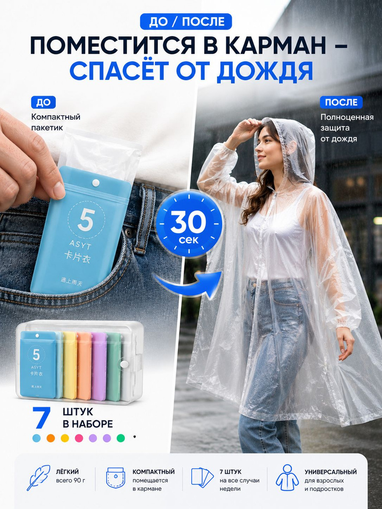Дождевик Yarkaya #1