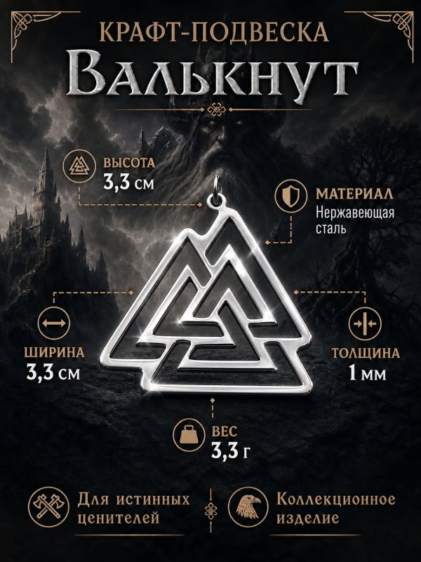 Подвеска Валькнут #1