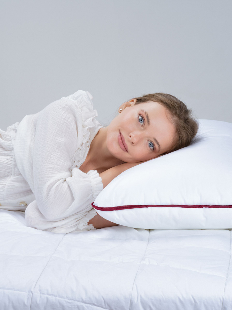 Подушка 50х70 для сна ESPERA "COMFORT" со съемным чехлом, цвет белый #1